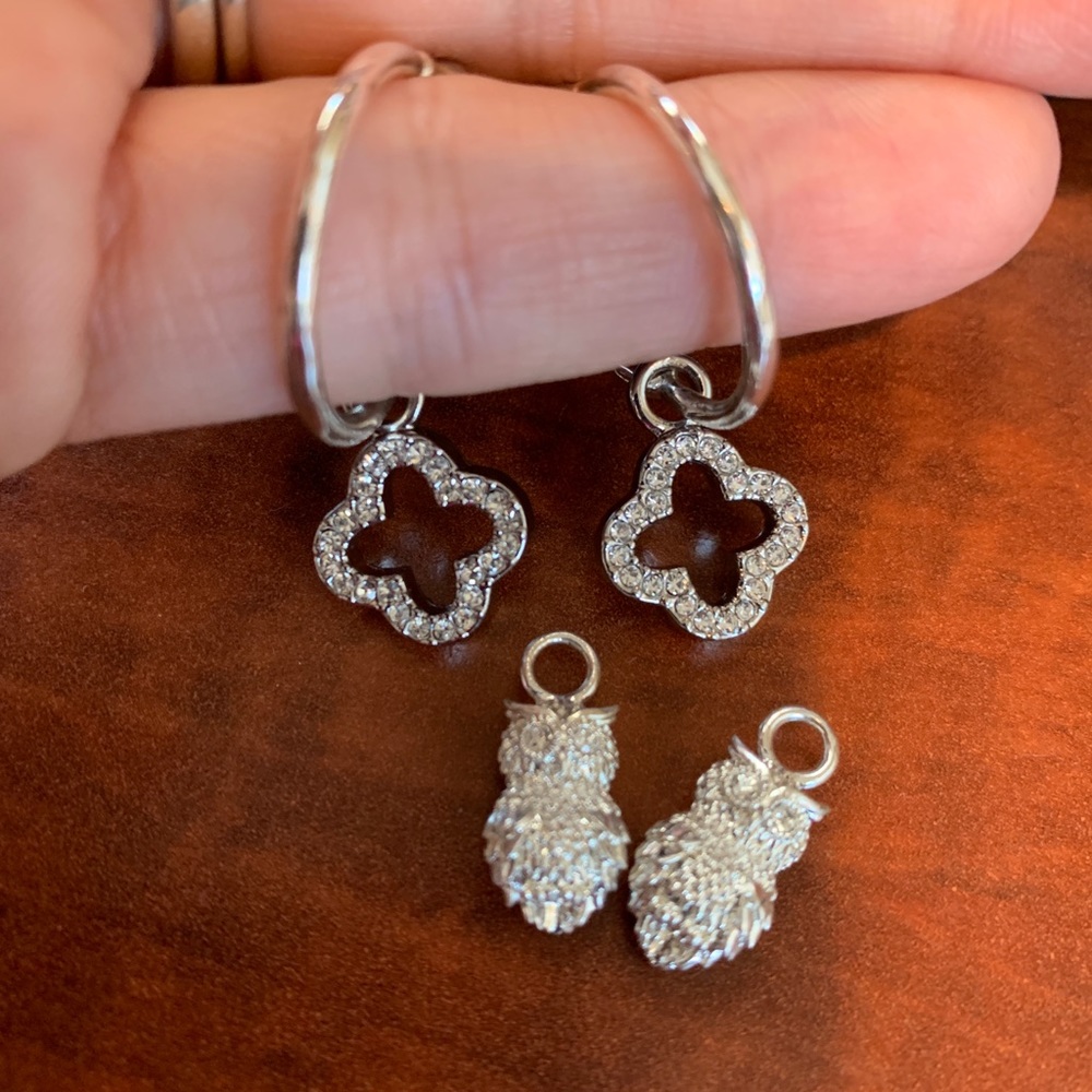 Origami Owl earrings and drops